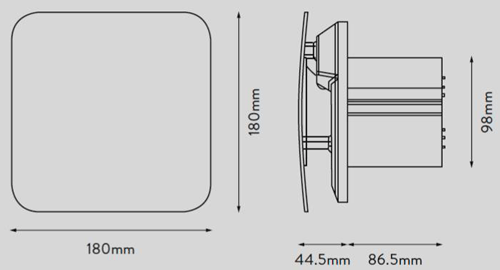 Additional image for Standard Extractor Fan (100mm).