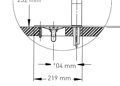 Additional image for Integrated Tap Font & Drip Tray Kit (Bright Chrome).