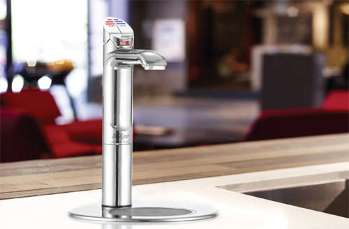 Additional image for Integrated Tap Font & Drip Tray Kit (Brushed Chrome).
