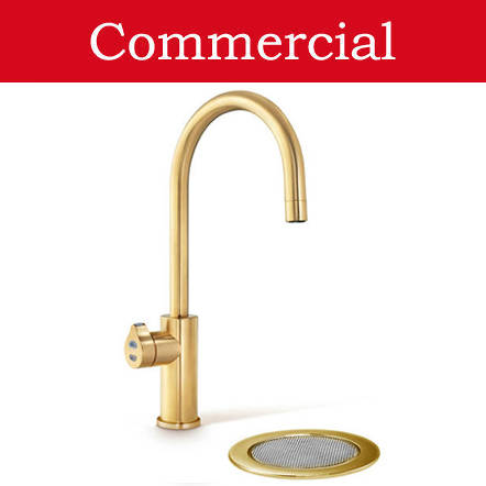Additional image for Boiling, Chilled & Sparkling Tap & Font (41 - 60 People, Brushed Gold).