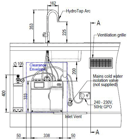 Additional image for Boiling Hot Water, Chilled & Sparkling Tap (Matt Black).