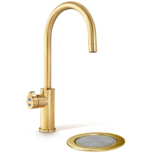 Additional image for Boiling, Chilled & Sparkling Tap With Font (Brushed Gold).