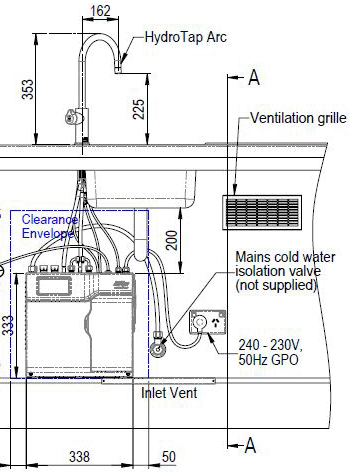 Additional image for Filtered Boiling Hot & Chilled Water Tap (Matt Black).