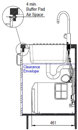 Additional image for Filtered Boiling Hot Water Tap & Font (Brushed Nickel).