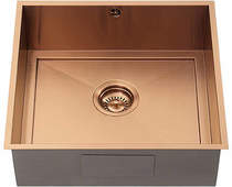 1810 Axix Uno QG Undermount Kitchen Sink (450x420mm, Copper).