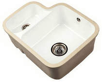 1810 Undermounted Ceramic Kitchen Sink With Two Bowls (545x440mm).