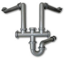 1810 maximiser sink plumbing kit (1 & 2 bowl sinks).