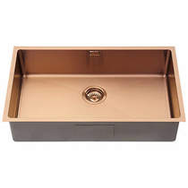 1810 Zen15 PVD 700U Undermount Kitchen Sink (700x400mm, Copper).