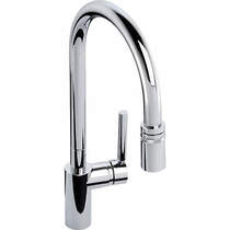Abode Ratio Single Lever Pull Out Kitchen Tap (Chrome).