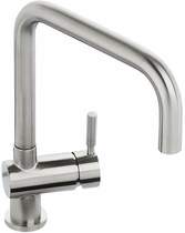 Abode Propus Monobloc Kitchen Tap With Swivel Spout (Stainless Steel).