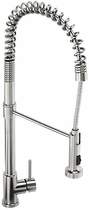 Abode Stalto Professional Kitchen Tap With Swivel Spout (Stainless Steel).