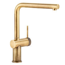 Abode Fraction Single Lever Kitchen Tap (Ant Brass).