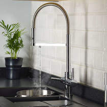 Abode Pronteau 3 In 1 Professional Boiling Water Kitchen Tap (Chrome).
