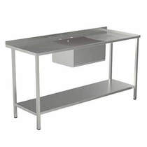 Acorn Thorn Catering Sink With Double Drainer & Legs 1500mm (S Steel).