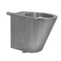 Acorn Thorn Back To Wall Toilet Pan (Stainless Steel, P Trap).