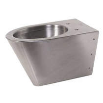 Acorn Thorn Wall Mounted Toilet Pan (Stainless Steel).