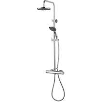 Aqualisa Showers Thermostatic Shower Valve With Rigid Riser (3/4", Chrome).