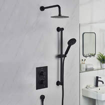 Bristan Apelo Thermostatic Shower Pack With Slide Rail Kit (Matt Black).