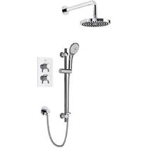 Bristan Apelo Thermostatic Shower Pack With Slide Rail Kit (Chrome).