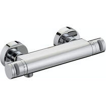 Bristan Artisan Exposed Bar Shower Valve With Dual Controls (1 Outlet, Chrome).