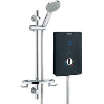 Bristan Bliss Electric Shower With Digital Display 10.5kW (Gloss Black).