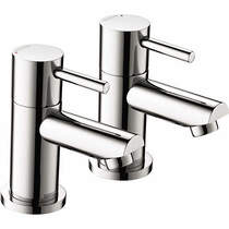 Bristan blitz basin taps (pair, chrome).