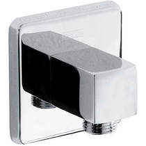 Bristan Accessories Square Wall Outlet (Chrome).