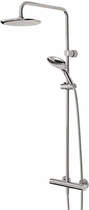 Bristan Claret Thermostatic Bar Valve With Rigid Riser & Handset.