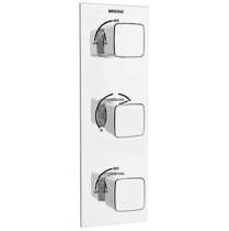 Bristan Cobalt Concealed Shower Valve (2 Outlets, Chrome).