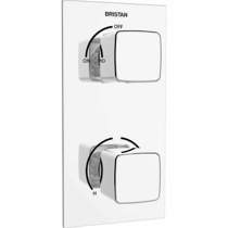 Bristan Cobalt Concealed Shower Valve (2 Outlets, Chrome).