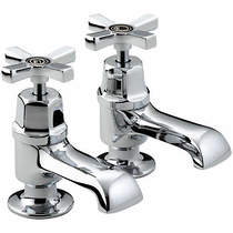 Bristan Art Deco 3/4" Bath Taps With Ceramic Disc Valves (Chrome).