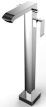 Bristan descent floor standing bath shower mixer tap (chrome).