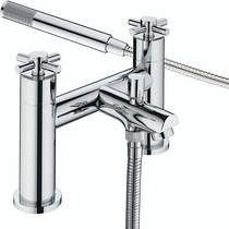 Bristan Decade Bath Shower Mixer Tap With Kit (Chrome).