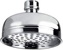 Bristan 1901 traditional 145mm round fixed shower head (chrome).