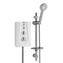 Bristan Glee Electric Shower With Digital Display 9.5kW (White).
