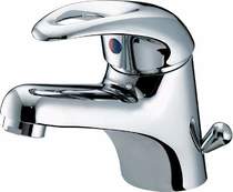 Bristan Java Mono Basin Mixer Tap With Side Action Pop Up Waste (Chrome).