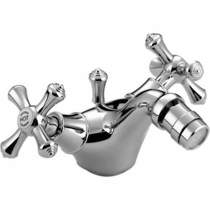 Bristan Colonial Bidet Mixer Tap With Pop Up Waste (Chrome).