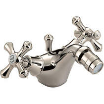 Bristan Colonial Bidet Mixer Tap With Pop Up Waste (Gold).