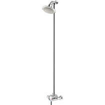 Bristan Mini Thermostatic Shower Valve With Rigid Riser (Chrome).