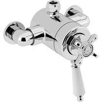 Bristan 1901 Exposed Shower Valve With Dual Controls (1 Outlet, Chrome).