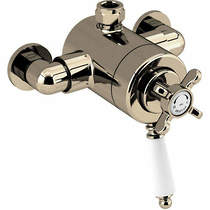 Bristan 1901 Exposed Shower Valve With Dual Controls (1 Outlet, Gold).