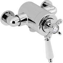 Bristan 1901 Exposed Shower Valve With Dual Controls (1 Outlet, Chrome).