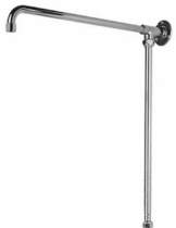 Bristan 1901 fixed rigid riser rail, chrome plated.