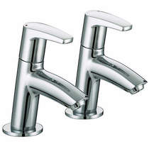 Bristan Orta Basin Taps (Pair, Chrome).