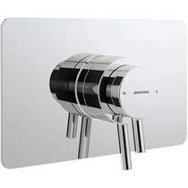 Bristan Prism Concealed Dual Control Shower Valve With Back Plate (Chrome).