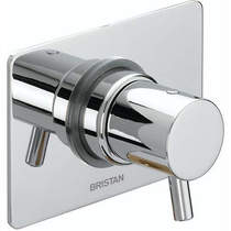 Bristan Prism Concealed Shower Diverter (2 Outlets, Chrome).