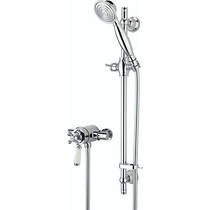 Bristan regency exposed shower valve with slide rail kit (chrome).