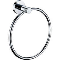 Bristan Accessories Round Towel Ring (Chrome).