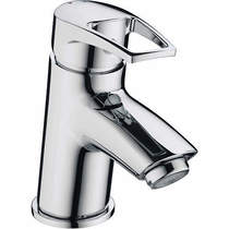 Bristan Smile Basin Mixer Tap With Clicker Waste (Chrome).