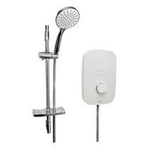 Bristan Solis Thermostatic Electric Shower 8.5kW (White).